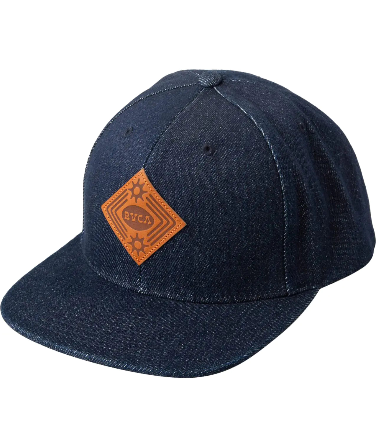 RVCA Heritage Snapback Cap - Dark Denim